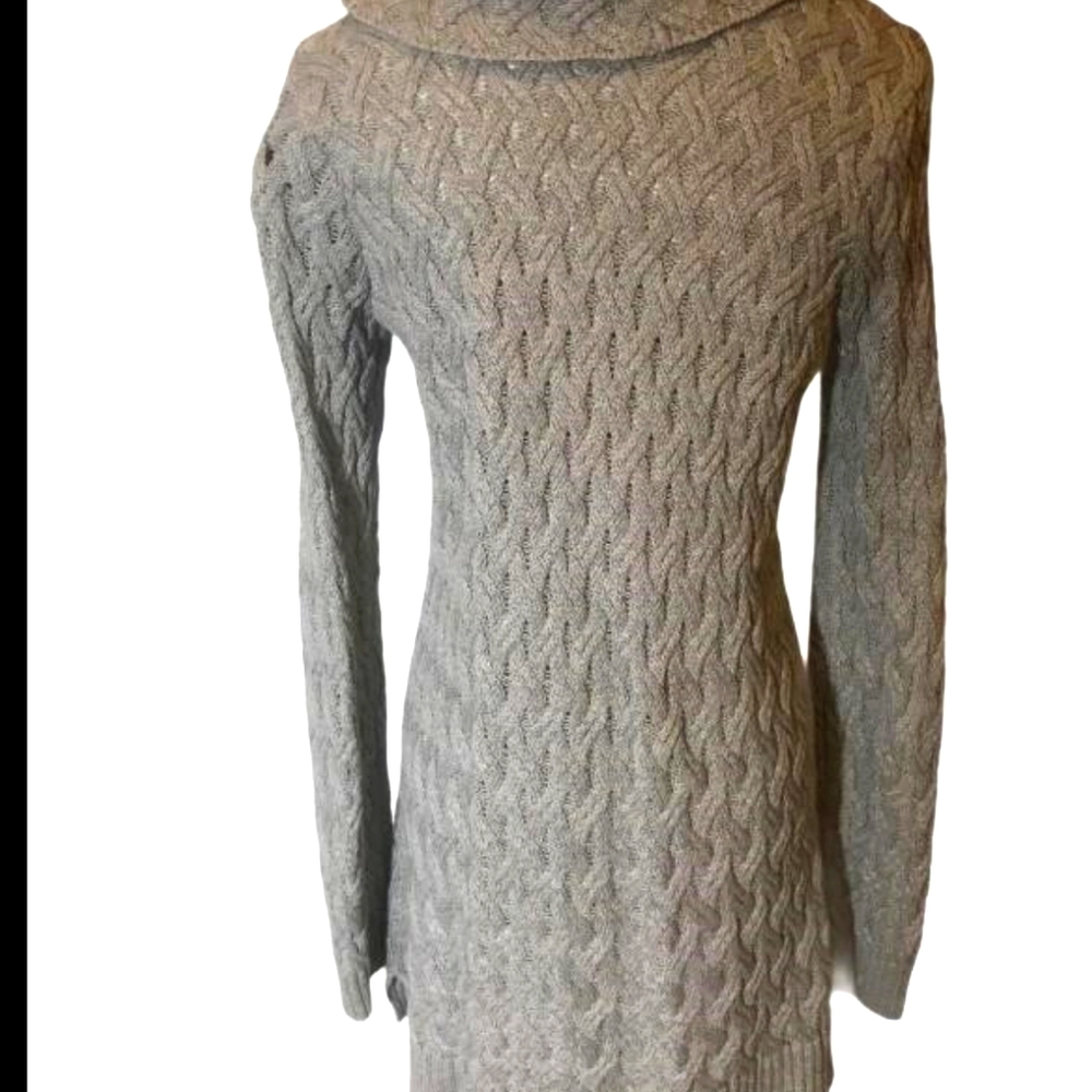 Jeanne Pierre Small Grey Tunic Sweater - Picture 3 of 3